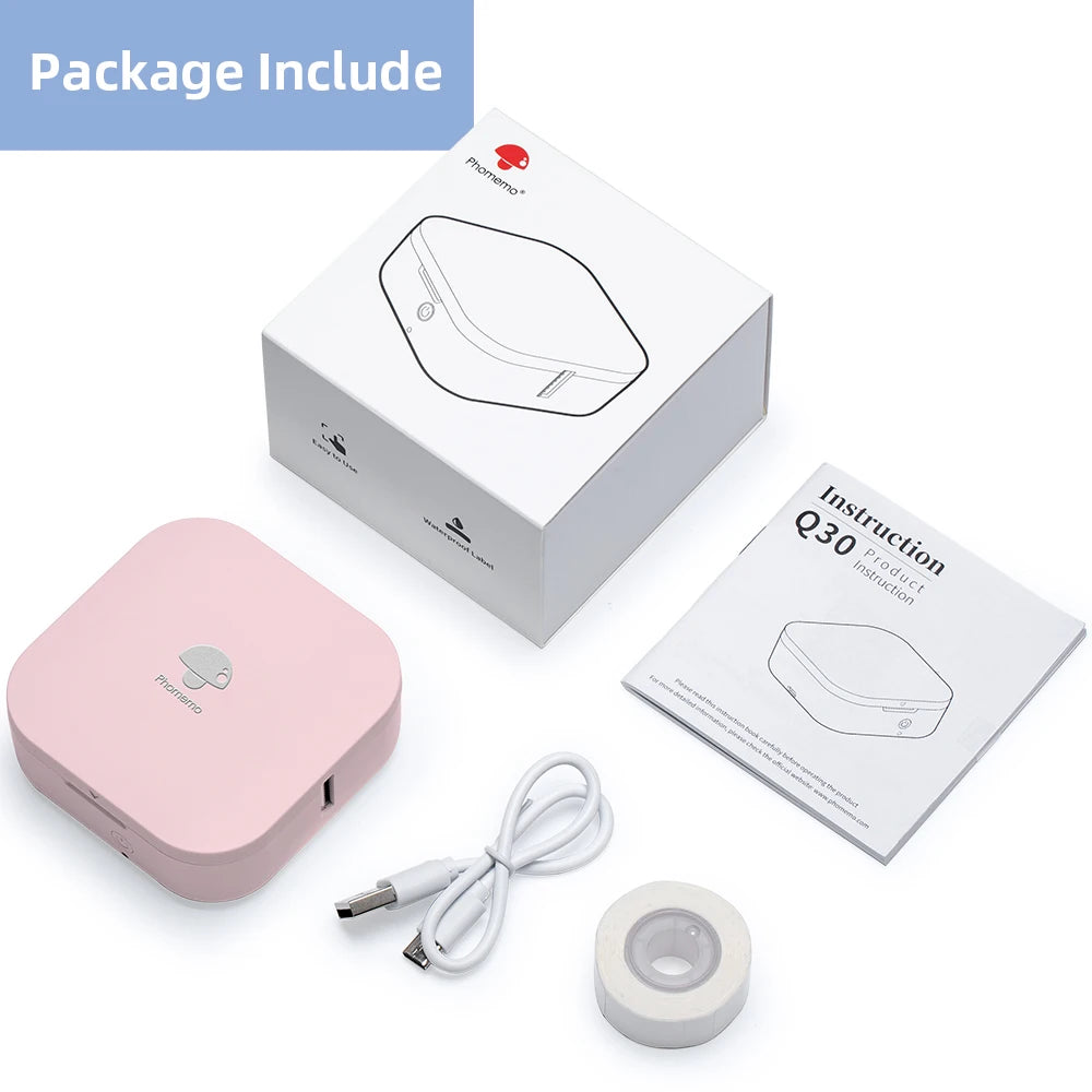 Mini thermal label printer