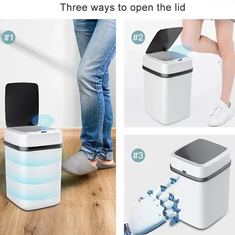 smart bin with sensor 13 liters
