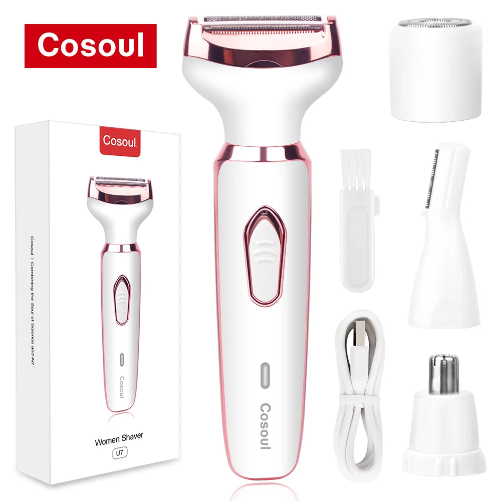 4 in 1 electric shaver for women