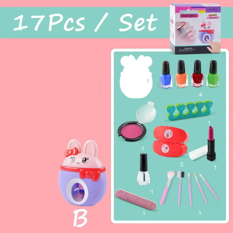 nail printer manicure toy kids nail art kit