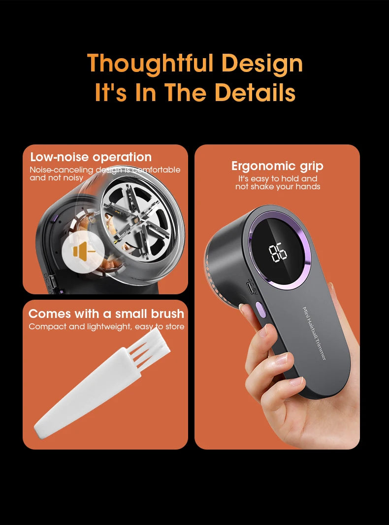 Portable Electric Lint Remover for Clothes