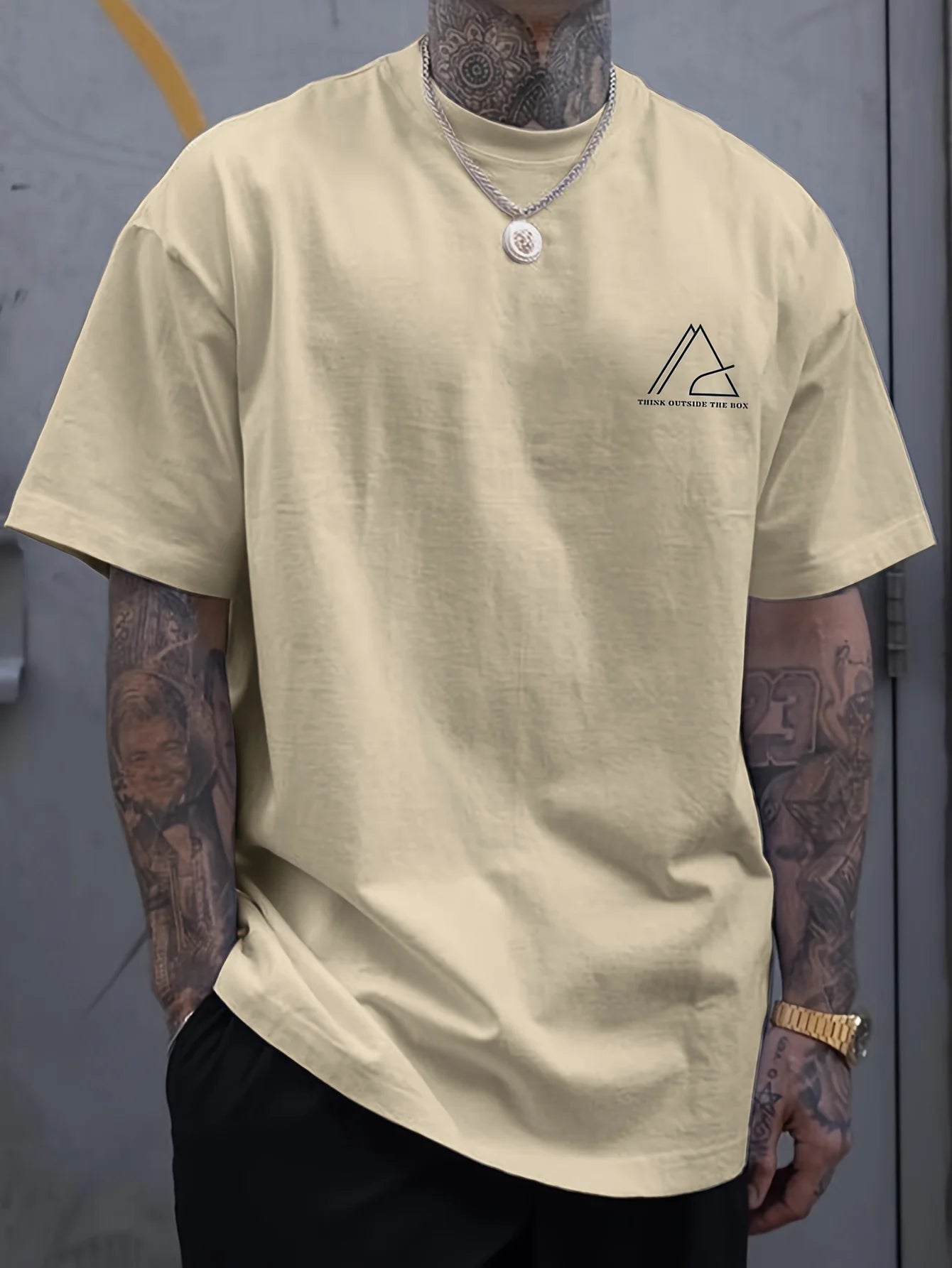 Men's Short Sleeve T-Shirt, Summer Casual T-Shirt