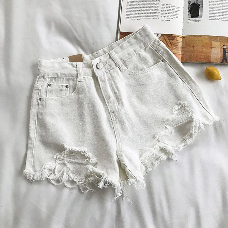 Women's Summer Ripped Jean Shorts Fashion