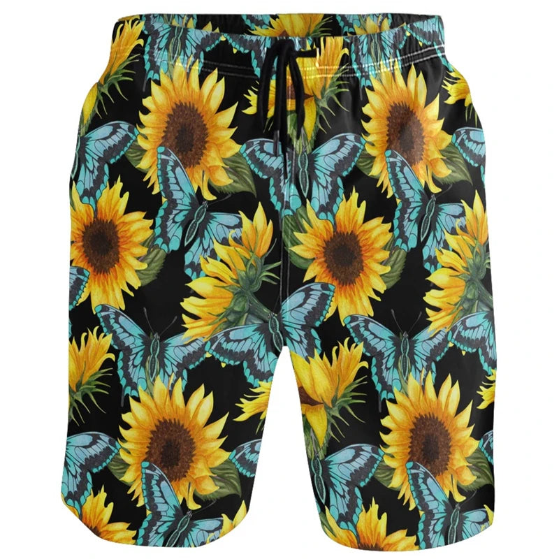 Men's Printed Beach Shorts
