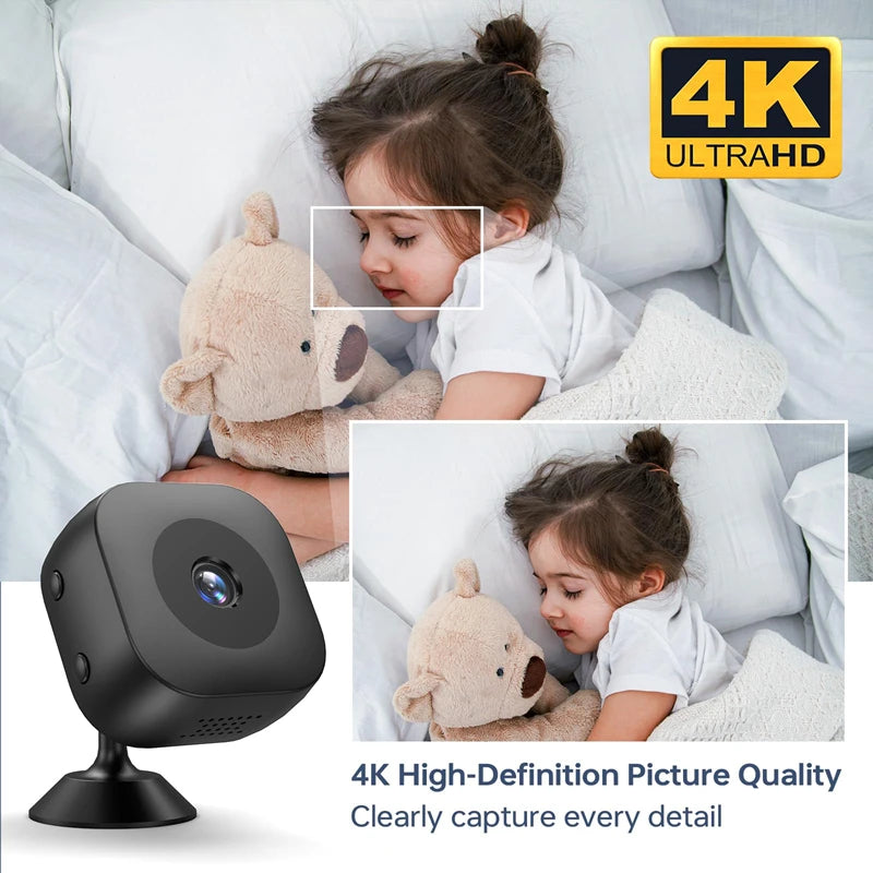 Mini 4K Wi-Fi Surveillance Camera
