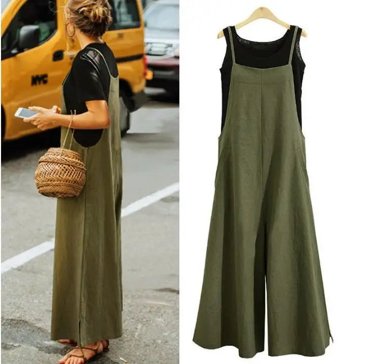 Women's jumpsuit with straps