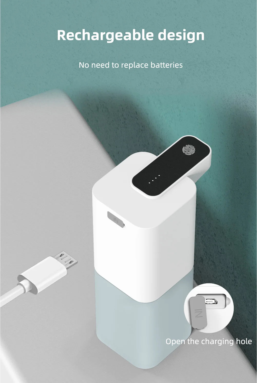 Automatic liquid soap dispenser with sensor