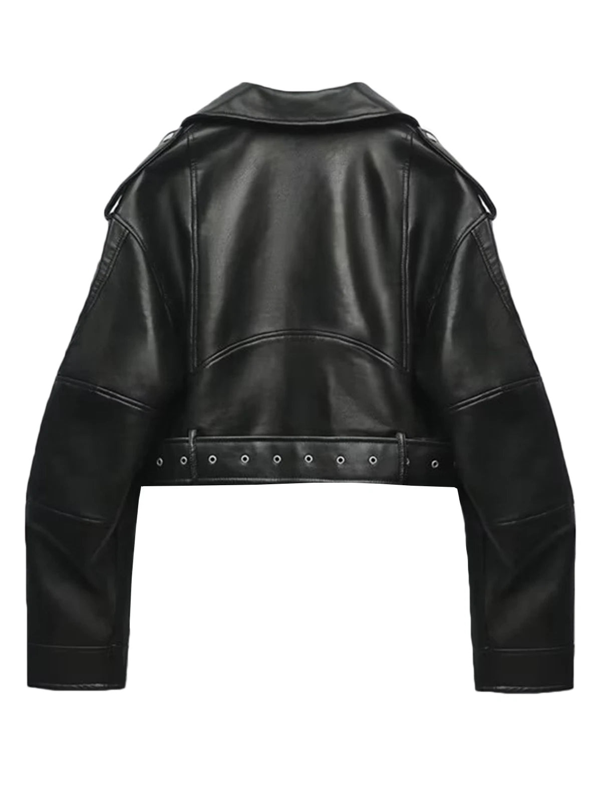 Women's faux leather jacket
