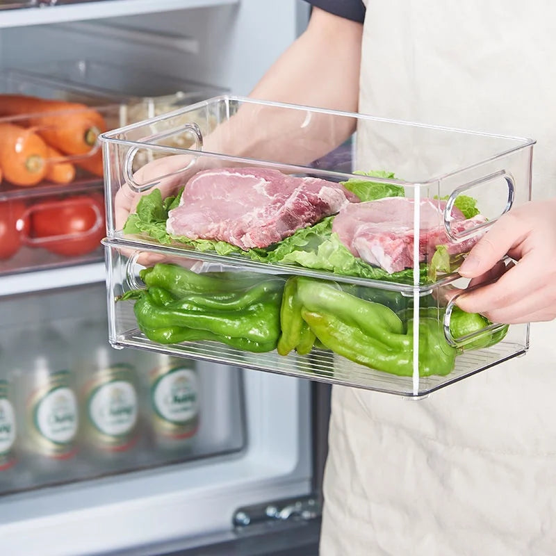 Transparent plastic cooler box