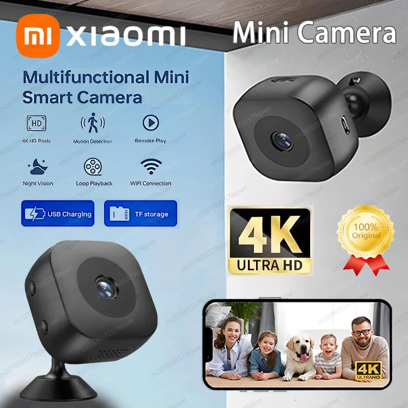 Mini 4K Wi-Fi Surveillance Camera