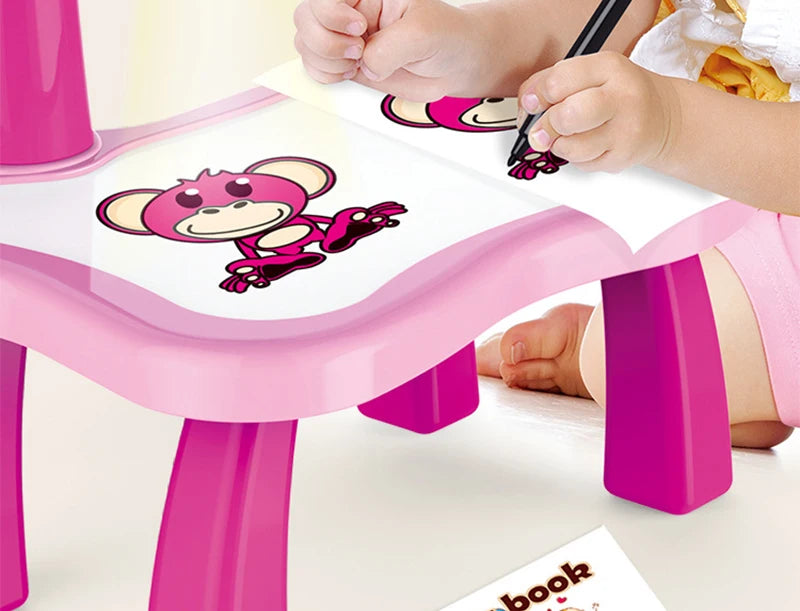 LED Projector Drawing Table for Kids