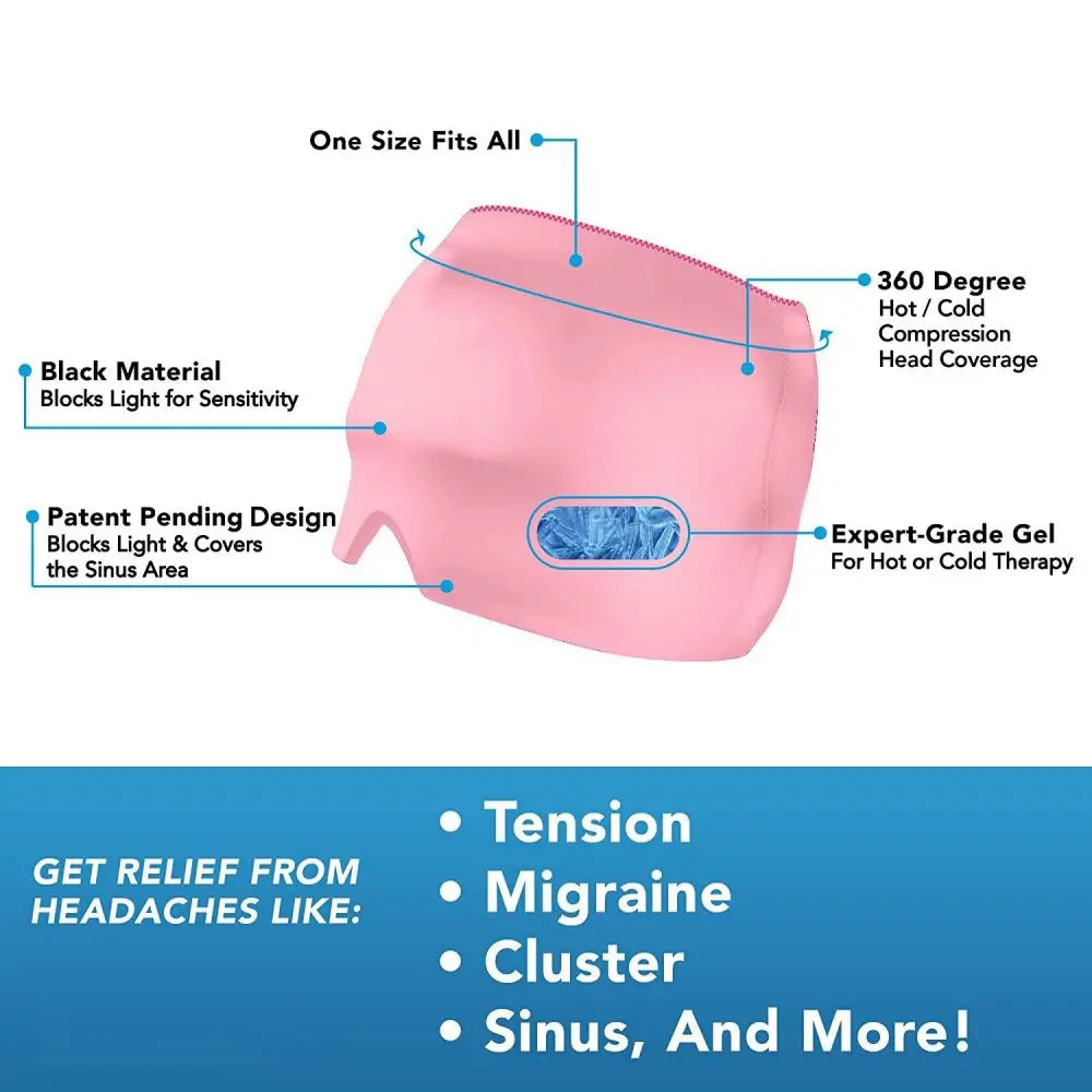 soothing and odorless migraine gel mask