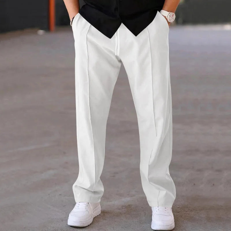 Men's Slim Fit Straight Leg Pants