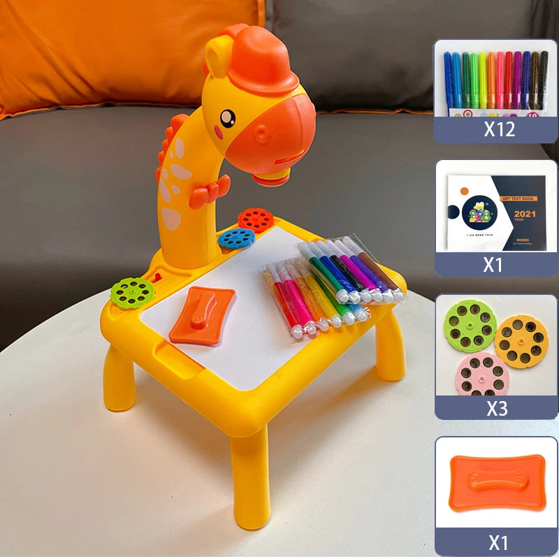 LED Projector Drawing Table for Kids