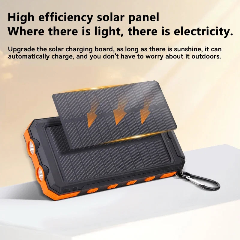 portable charger 200000mAh Solar Power Bank