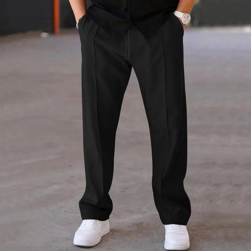 Men's Slim Fit Straight Leg Pants