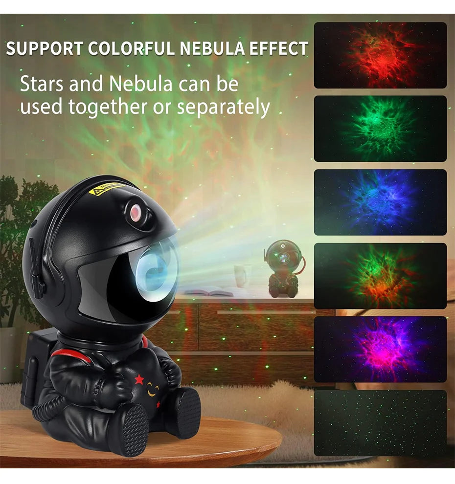 Galaxy Star Astronaut Light Projector