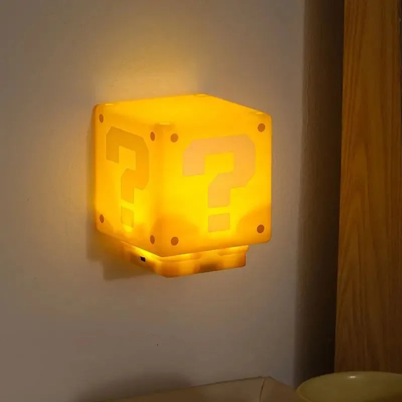 Night light table lamp, mario bros inspiration