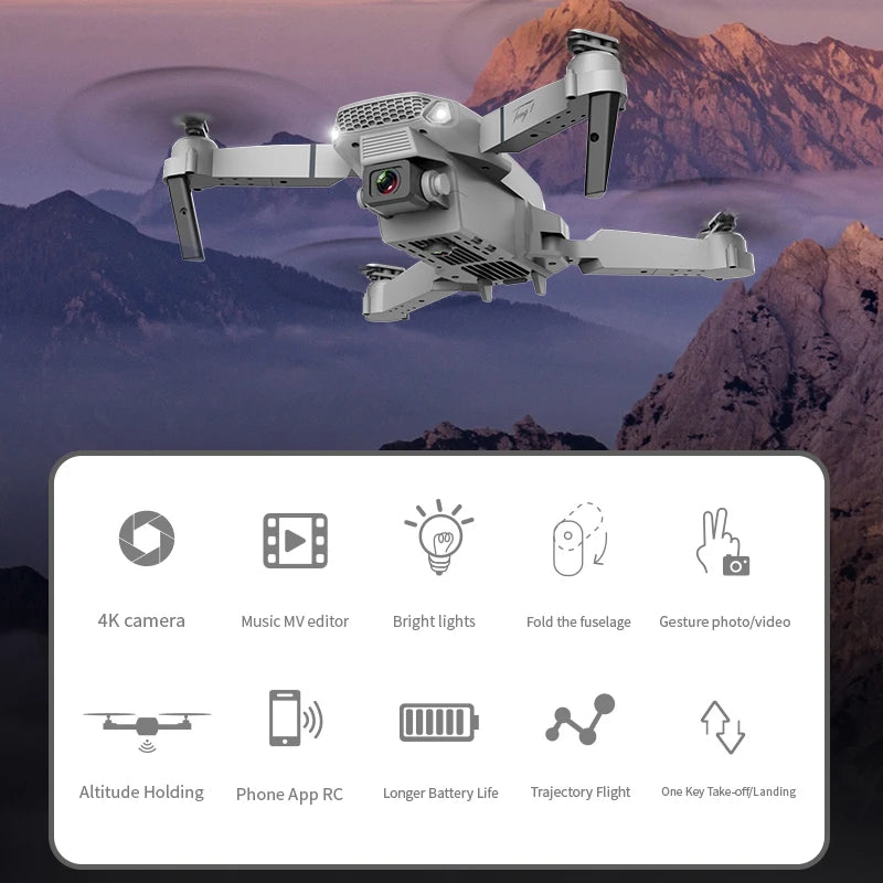 Drone Wide Angle HD 4K 1080P Camera