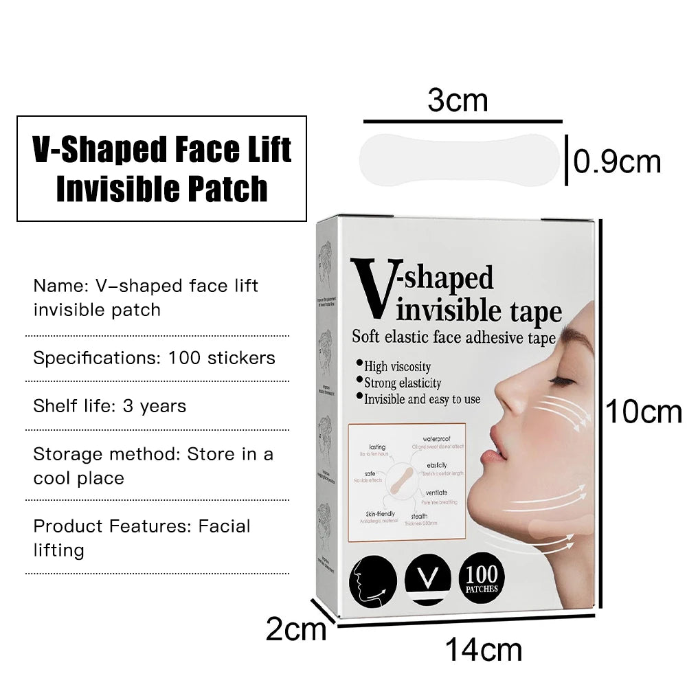 invisible face lift sticker