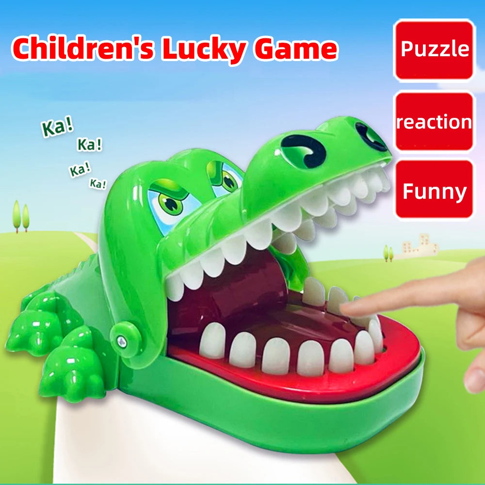 Crocodile bite toy children's luck game