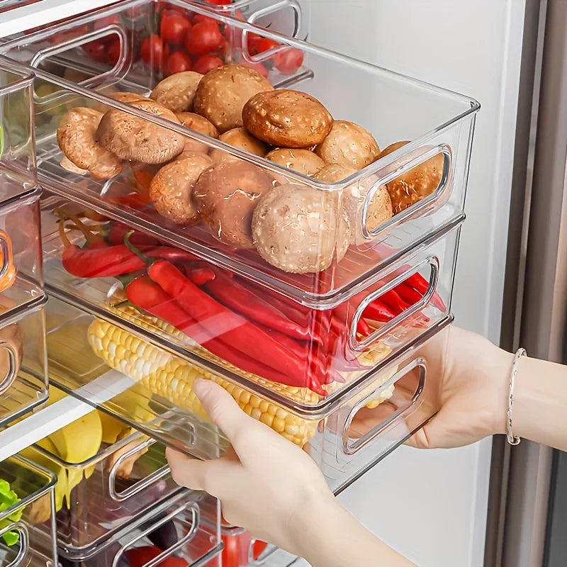 Transparent plastic cooler box
