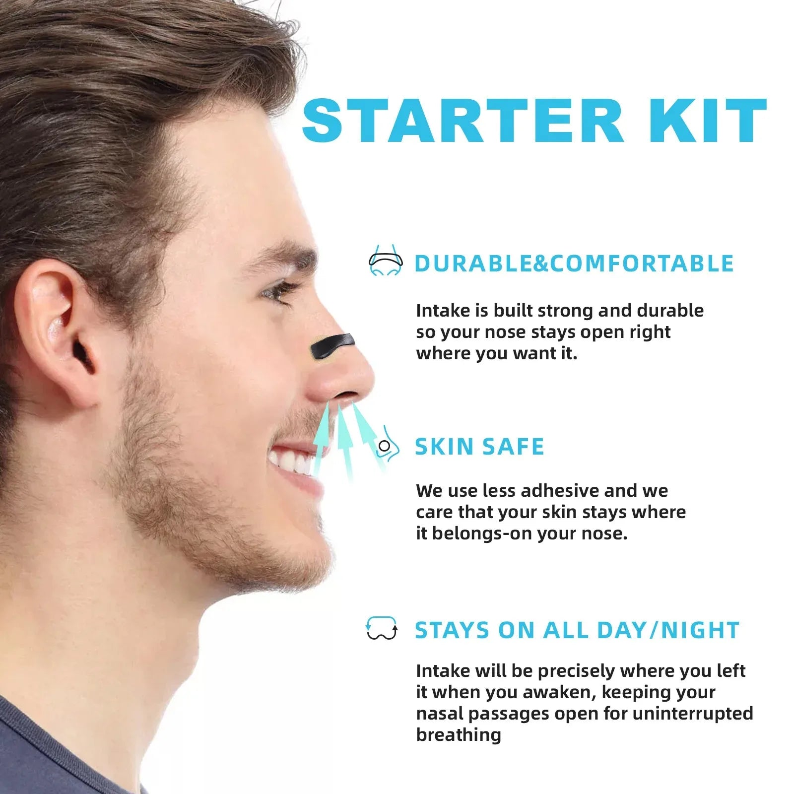 Anti-snoring nose clip