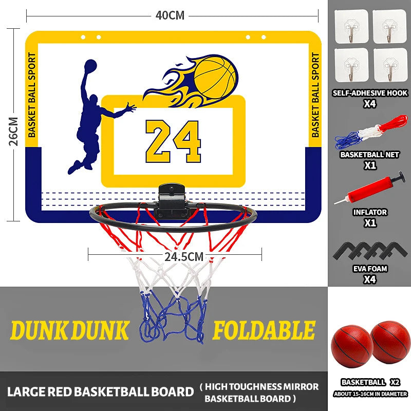 Basketball stand with basket and ball