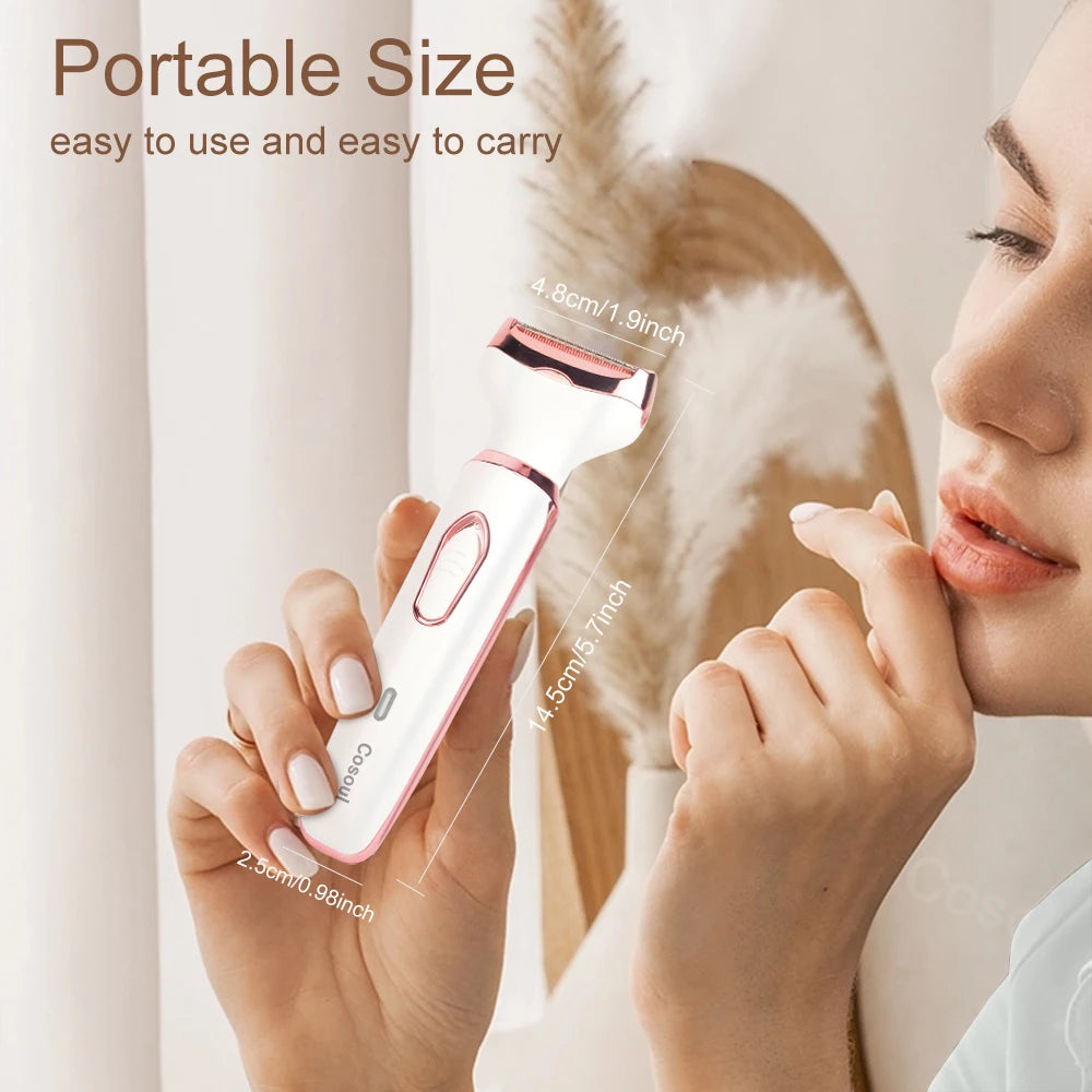 4 in 1 electric shaver for women
