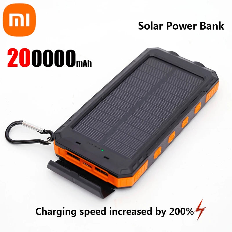 portable charger 200000mAh Solar Power Bank