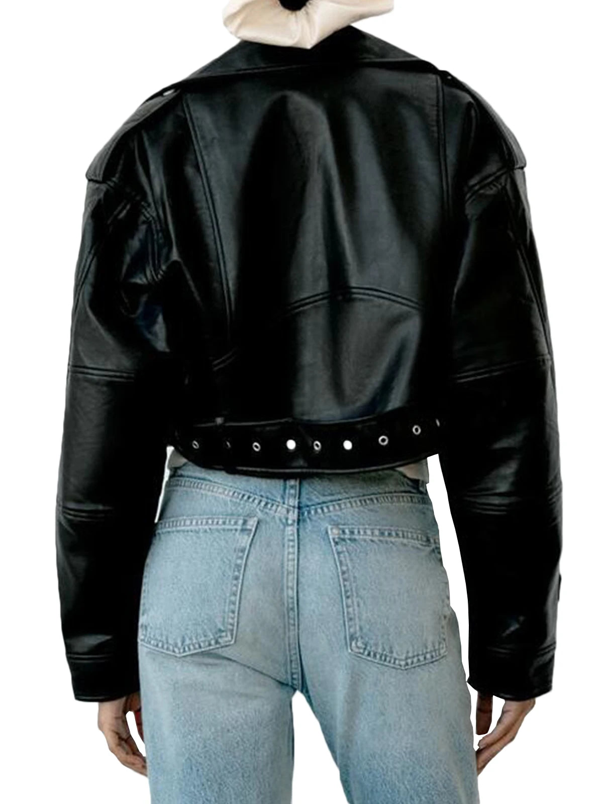 Women's faux leather jacket