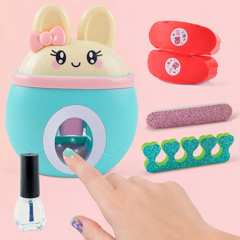 nail printer manicure toy kids nail art kit