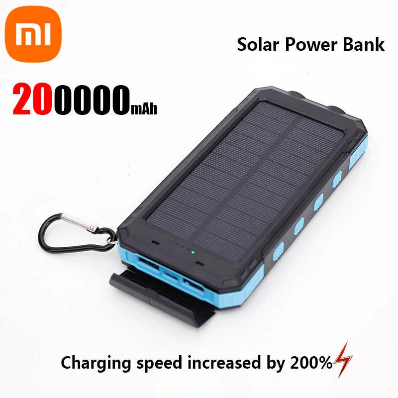 portable charger 200000mAh Solar Power Bank
