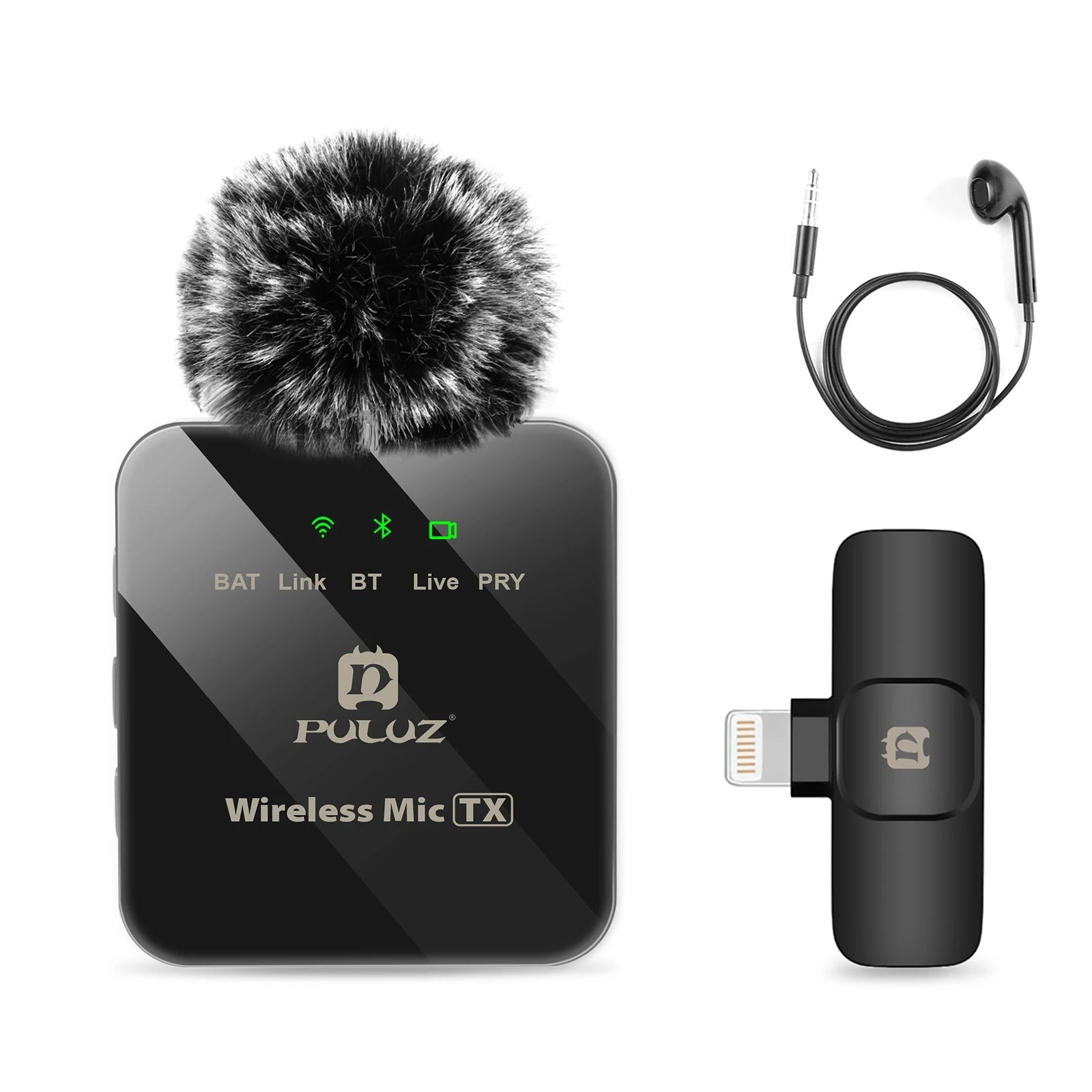 PULUZ Wireless Lavalier Microphone