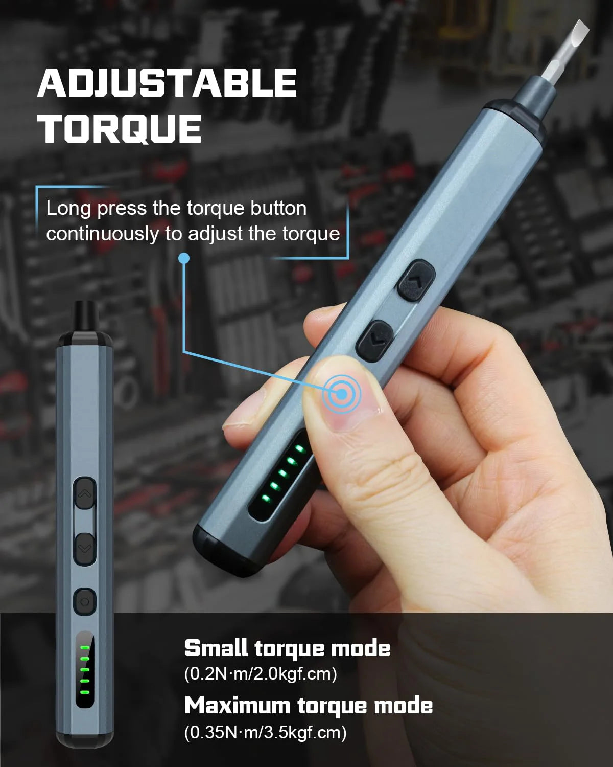 68 in 1 Electric Screwdriver Set with 5 Torque Settings