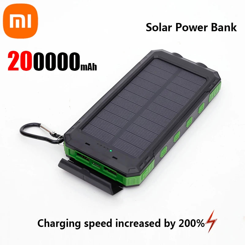 portable charger 200000mAh Solar Power Bank