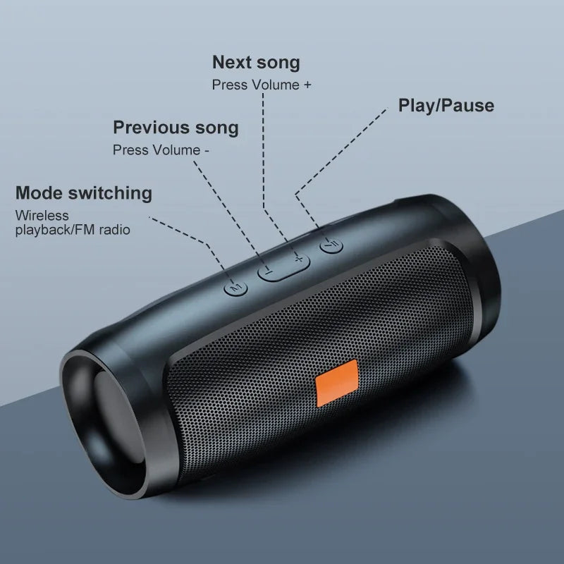 USB Bluetooth Speaker with Dual Stereo Speakers