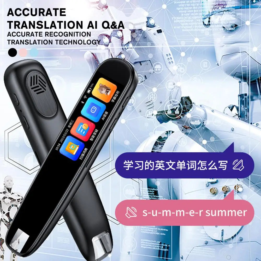 Offline Translation Pen with Smart Scan Point and 123 Languages Reading