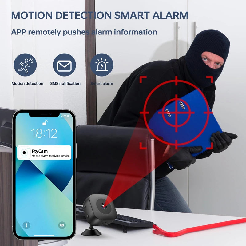 Mini 4K Wi-Fi Surveillance Camera