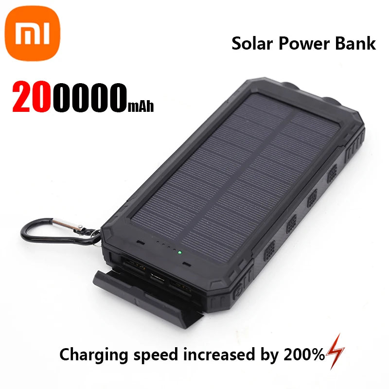 portable charger 200000mAh Solar Power Bank