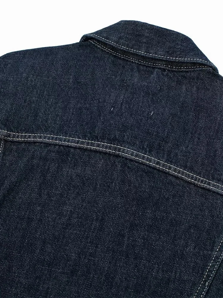Willshela Women's Blue Denim Jackets