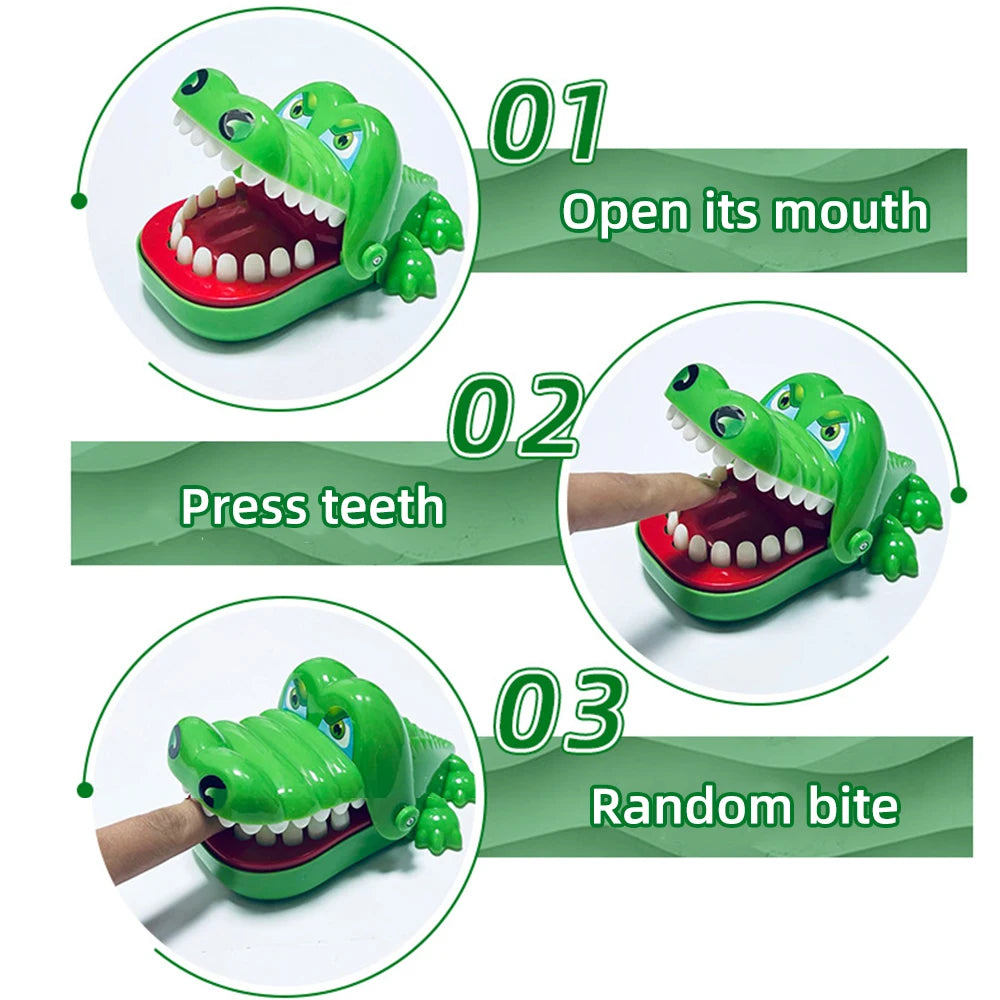 Crocodile bite toy children's luck game
